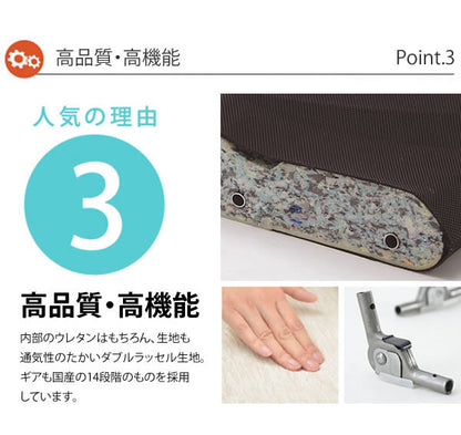 日本製 座椅子 和楽の雲LIGHT チェア リクライニング 1人掛けソファ 和楽 折りたたみ式 国産 シンプル おしゃれ(代引き不可)