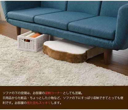 ソファ 3人掛け 日本製 リビングソファ 3P 肘あり カウチソファ リクライニング おしゃれ かわいい 二人掛け 三人掛け 2人用 3人用 インテリア リビング ダイニング 北欧 オールシーズン(代引不可)