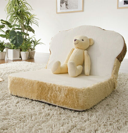 日本製 座椅子 1人掛け ワイド 一人掛け かわいい 食パン 国産 姫 チェア ハイバック おしゃれ 子ども フロアチェア リクライニングチェア(代引不可)