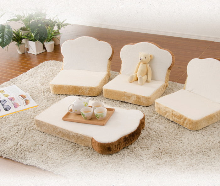 日本製 座椅子 1人掛け ワイド 一人掛け かわいい 食パン 国産 姫 チェア ハイバック おしゃれ 子ども フロアチェア リクライニングチェア(代引不可)