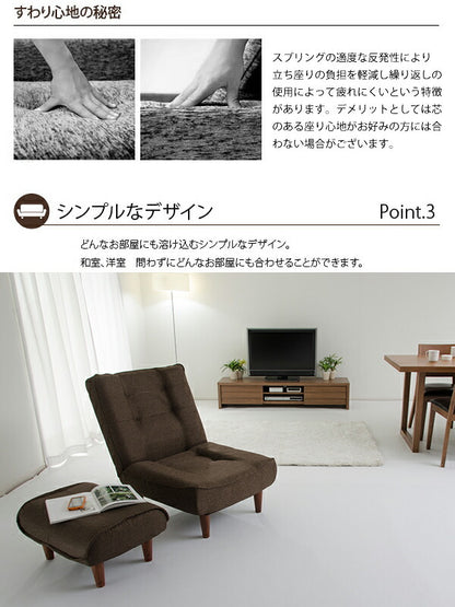 日本製 LULU ハイバック ソファ 1人掛け 一人掛け ローソファ カウチソファ 1P フロアソファ フロアソファ 座椅子 おしゃれ 北欧 国産(代引不可)