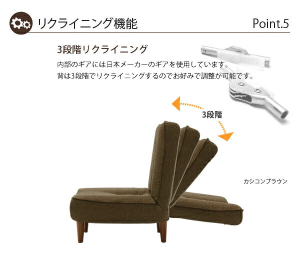 日本製 LULU ハイバック ソファ 1人掛け 一人掛け ローソファ カウチソファ 1P フロアソファ フロアソファ 座椅子 おしゃれ 北欧 国産(代引不可)
