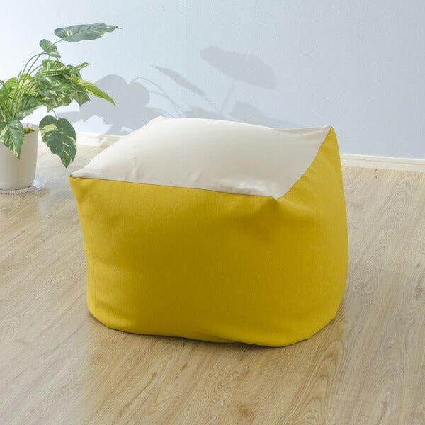 ビーズクッション 日本製 幅59.5 奥行き36.5 四角 和楽 クッション ビーズ おしゃれ かわいい 北欧 スクエア 洗えるカバー 国産 韓国(代引不可)