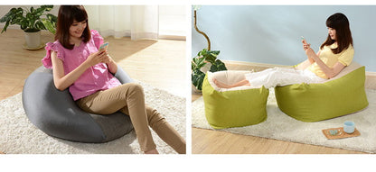 ビーズクッション 日本製 幅59.5 奥行き36.5 四角 和楽 クッション ビーズ おしゃれ かわいい 北欧 スクエア 洗えるカバー 国産 韓国(代引不可)