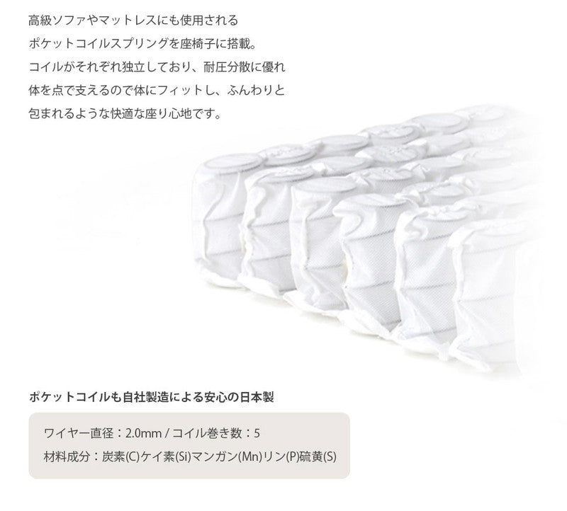 座椅子 日本製 ポケットコイル リクライニング ハイバック 一人掛け 1人掛け おしゃれ 北欧 コンパクト 一人用 一人暮らし ソファ チェア 収納(代引不可)