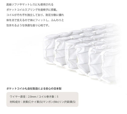 座椅子 日本製 ポケットコイル リクライニング ハイバック 一人掛け 1人掛け おしゃれ 北欧 コンパクト 一人用 一人暮らし ソファ チェア 収納(代引不可)