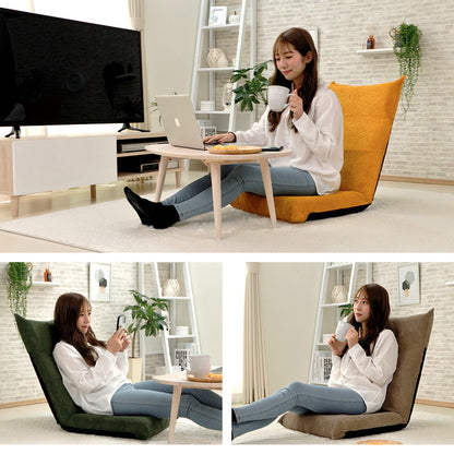 日本製 ヴィンテージ ハイバック 座椅子 コーデュロイ 1人掛け 一人掛け コンパクト ウレタン おしゃれ リクライニング 背もたれ ローチェア チェア 国産(代引不可)