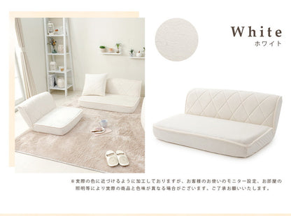 日本製 大人かわいい ローバック フロアソファ セット 3人掛け 三人掛け おしゃれ 北欧 ローソファ ソファー こたつソファ 14段階 リクライニング(代引不可)