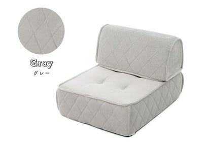 日本製 大人かわいい マルチフロアソファ クッション ローソファ こたつソファ フロアソファ おしゃれ 北欧 無地 韓国インテリア 1人掛け 一人掛け ローバック(代引不可)