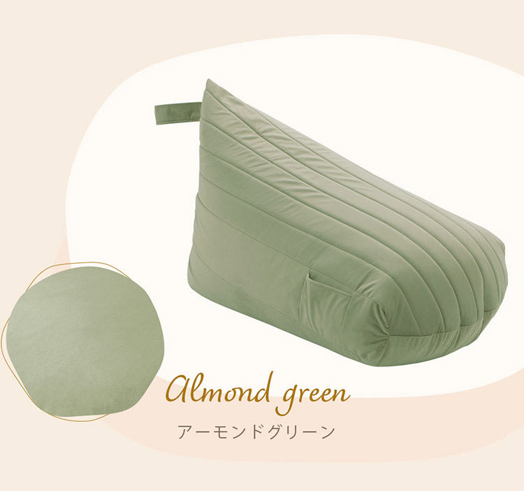 ビーズクッション 日本製 ベロア キルト 上品 高級感 大人かわいい クッション ソファ 座椅子 くすみカラー おしゃれ 北欧 ワンルーム 一人暮らし コンパクト 背もたれ(代引不可)