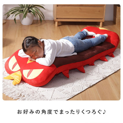 ヤクデ 座椅子 ポケモン ポケットモンスター キャラクター 座いす リクライニング yakude pokemon スウェード調 一人掛け かわいい リラックス 昼寝 日本製 国産 インテリア リビング ダイニング(代引不可)