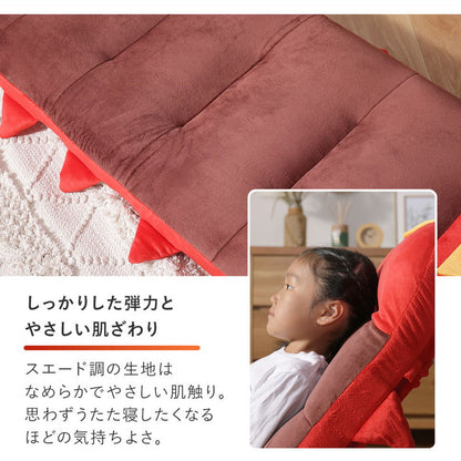 ヤクデ 座椅子 ポケモン ポケットモンスター キャラクター 座いす リクライニング yakude pokemon スウェード調 一人掛け かわいい リラックス 昼寝 日本製 国産 インテリア リビング ダイニング(代引不可)