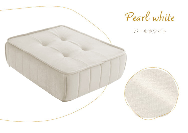 クッション フロアクッション ベロア 縦キルト ソファ 座面 ローソファ 組み合わせ レイアウト 自由 上品 高級感 おしゃれ 大人女子 かわいい シンプル インテリア 女の子 北欧 チェア(代引不可)