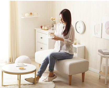 ダイニングソファ ベンチソファ ブークレ生地 二人掛けブークレ ソファ 肘掛けなし 背もたれなし 脚付 レイアウト自由 シンプル ふんわり おしゃれ ゆったり 2P 日本製 ベンチ ソファ ソファー(代引不可)