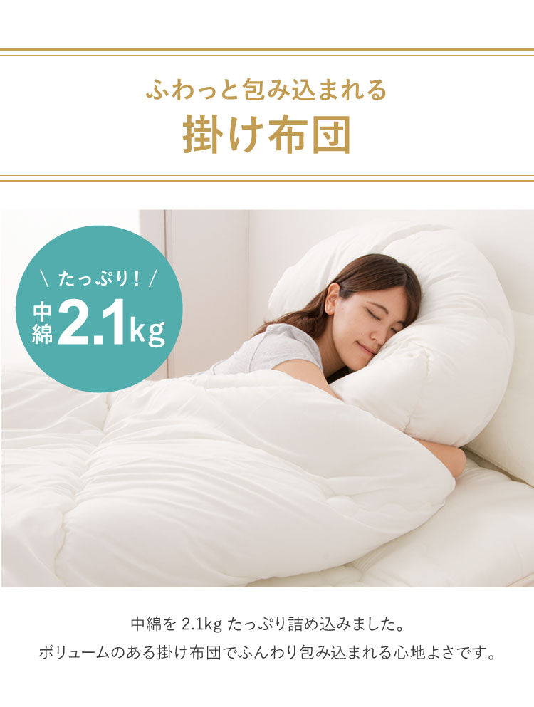 掛け布団 日本製 クイーン 抗菌防臭防ダニ加工 テイジン TEIJIN 帝人 マイティトップ 高品質 抗菌 防臭 防ダニ 国産 ほこりが出にくい 掛け布団 掛布団 かけぶとん 布団 ふとん 日本製掛け布団