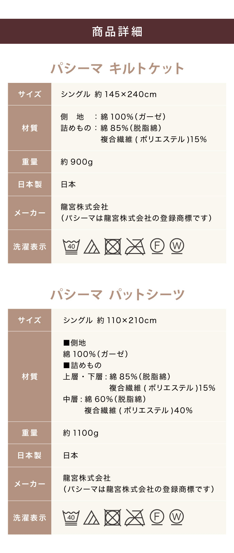 【パシーマ限定プレゼント中】パシーマ セット キルトケット&パットシーツ シングル 敷きパッド シーツ ガーゼケット 肌布団 ふとん 夏掛け 綿 洗える ベッドパッド 日本製 ベッドシーツ