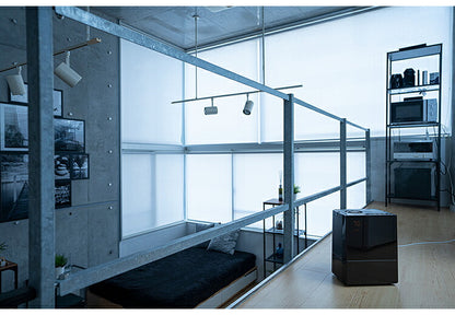 ハイブリッド加湿器 HFT-1725BR スクエアミスト 5.2L ブラウン SquareMist スリーアップ 湿度コントロール機能付 超音波 スチーム 加湿器 リモコン付き