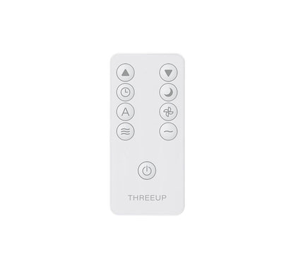 THREEUP スリーアップ t1 ダクト付き ハイパワー 排熱なし 排熱レス ハイブリッド冷却 除湿 移動式クーラー スポットエアコン 冷房 タイマー 手動ルーバー DL-T2606WH