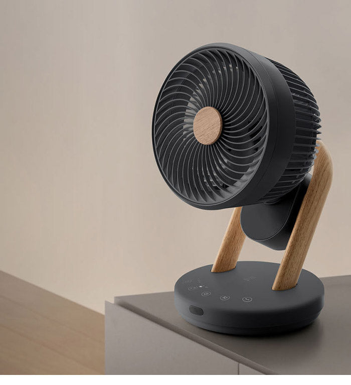 WOOD STYLE 3D スイングサーキュレーター360 送風 スリーアップ 3段階切替 空気循環 扇風機 木目 おしゃれ デザイン かわいい インテリア 家電 シンプル CF-T2307 THREEUP