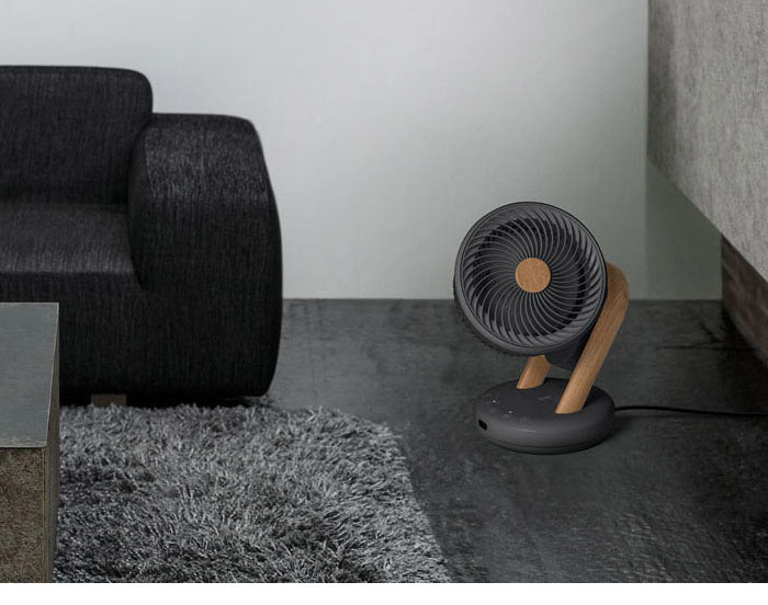 WOOD STYLE 3D スイングサーキュレーター360 送風 スリーアップ 3段階切替 空気循環 扇風機 木目 おしゃれ デザイン かわいい インテリア 家電 シンプル CF-T2307 THREEUP