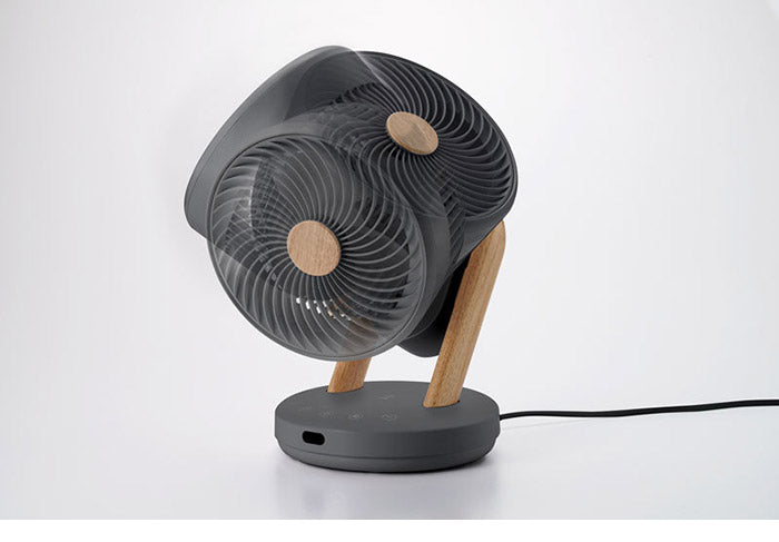WOOD STYLE 3D スイングサーキュレーター360 送風 スリーアップ 3段階切替 空気循環 扇風機 木目 おしゃれ デザイン かわいい インテリア 家電 シンプル CF-T2307 THREEUP