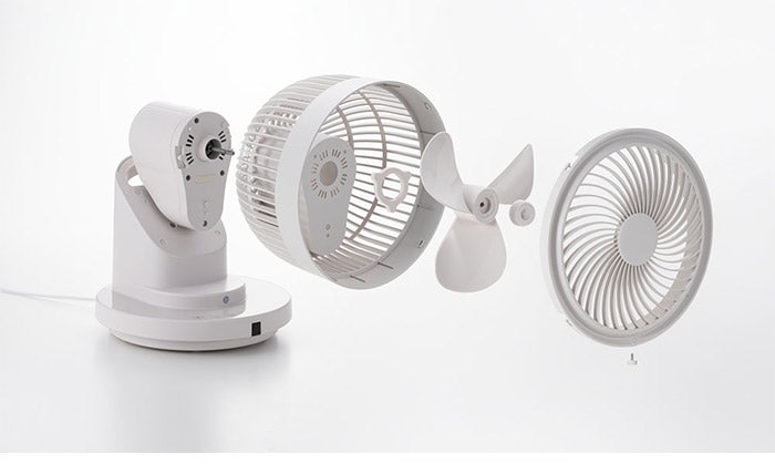 節電センサー付 DC サーキュレーター 360 3Dスイング スリーアップ 空気循環 扇風機 おしゃれ デザイン かわいい インテリア 家電 シンプル THREEUP