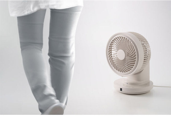節電センサー付 DC サーキュレーター 360 3Dスイング スリーアップ 空気循環 扇風機 おしゃれ デザイン かわいい インテリア 家電 シンプル THREEUP
