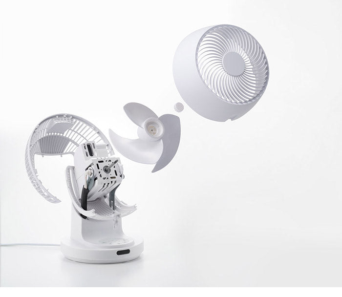 ACターボ サーキュレーター ホワイト CF-T2358 スリーアップ 空気循環 扇風機 おしゃれ デザイン かわいい シンプル THREEUP