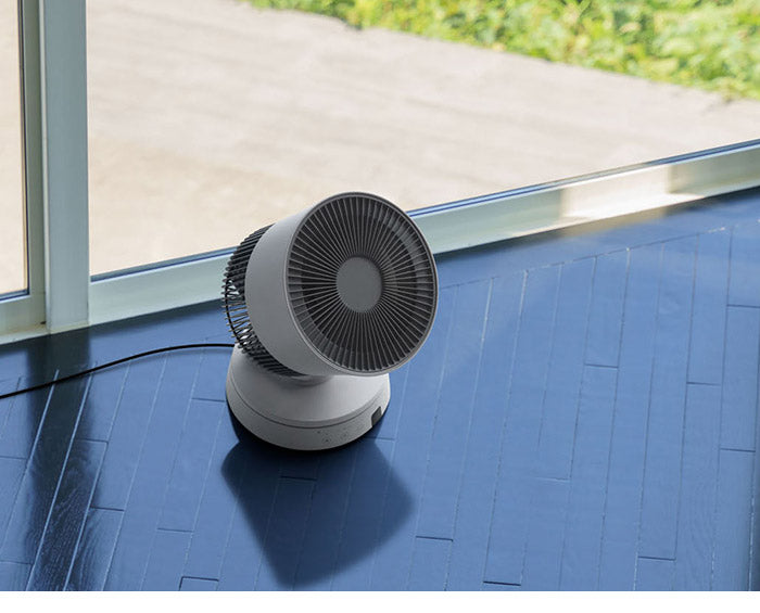 W節電センサー付 ムービングサーキュレーター CF-T2380 ホワイト 空気循環 扇風機 おしゃれ デザイン かわいい シンプル スリーアップ THREEUP