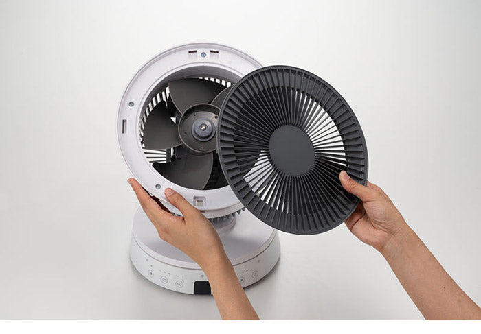 W節電センサー付 ムービングサーキュレーター CF-T2380 ホワイト 空気循環 扇風機 おしゃれ デザイン かわいい シンプル スリーアップ THREEUP