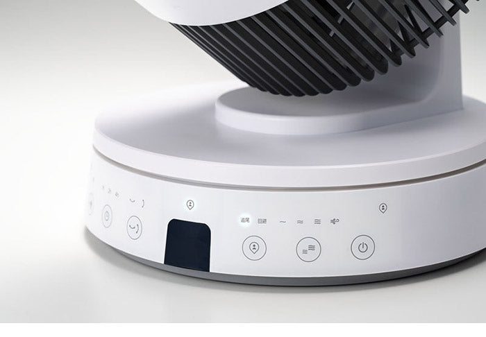 W節電センサー付 ムービングサーキュレーター CF-T2380 ホワイト 空気循環 扇風機 おしゃれ デザイン かわいい シンプル スリーアップ THREEUP