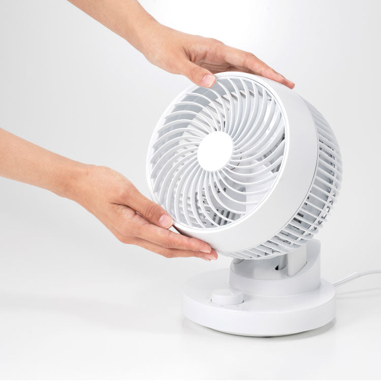 THREEUP サーキュレーター AC 上下90度 14畳程度 ホワイト ガード分解 CF-T2489 コンパクト 小型 水洗い 送風 送風機 扇風機 白 パワフル