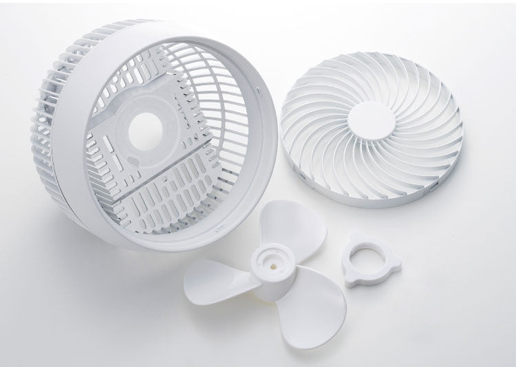 THREEUP サーキュレーター AC 上下90度 14畳程度 ホワイト ガード分解 CF-T2489 コンパクト 小型 水洗い 送風 送風機 扇風機 白 パワフル