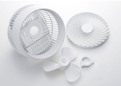 THREEUP サーキュレーター AC 上下90度 14畳程度 ホワイト ガード分解 CF-T2489 コンパクト 小型 水洗い 送風 送風機 扇風機 白 パワフル