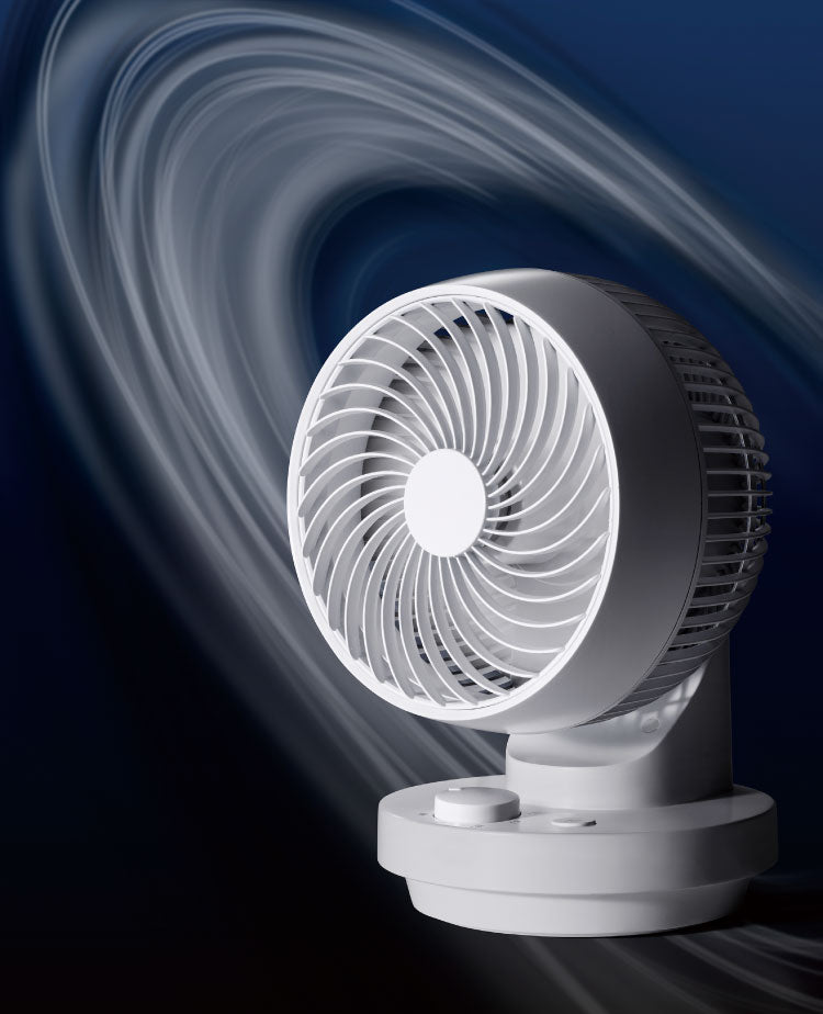 THREEUP 3Dスイングターボサーキュレーター360 AC 360度 左右60度 自動 16畳程度 ホワイト ブラック ガード分解 CF-T2491 サーキュレーター コンパクト 小型 水洗い 送風 送風機 扇風機 白 黒