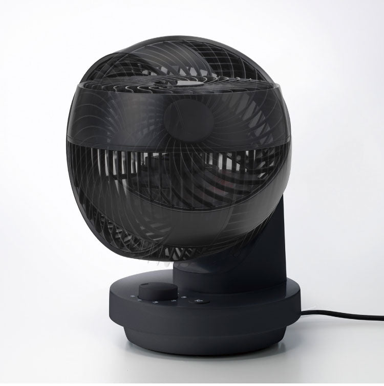 THREEUP 3Dスイングターボサーキュレーター360 AC 360度 左右60度 自動 16畳程度 ホワイト ブラック ガード分解 CF-T2491 サーキュレーター コンパクト 小型 水洗い 送風 送風機 扇風機 白 黒