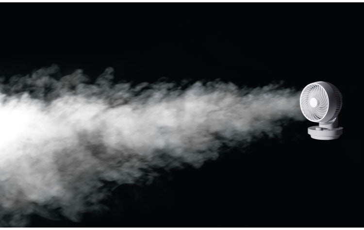 THREEUP 3Dスイングターボサーキュレーター360 AC 360度 左右60度 自動 16畳程度 ホワイト ブラック ガード分解 CF-T2491 サーキュレーター コンパクト 小型 水洗い 送風 送風機 扇風機 白 黒