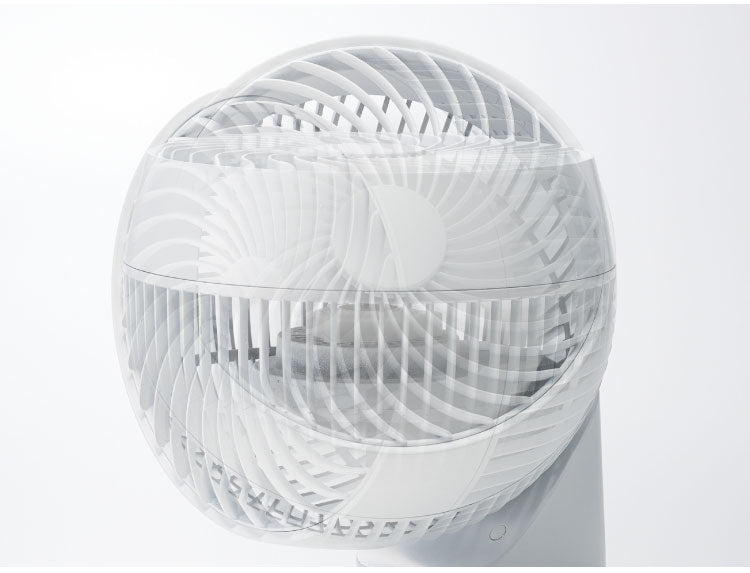 THREEUP 多機能3DスイングDCターボサーキュレーター360 DC 360度 左右60度 自動 18畳程度 ホワイト ブラック ガード分解 衣類乾燥モード メモリー 減灯機能 リモコン付き CF-T2493 サーキュレーター