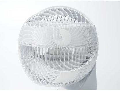 THREEUP 多機能3DスイングDCターボサーキュレーター360 DC 360度 左右60度 自動 18畳程度 ホワイト ブラック ガード分解 衣類乾燥モード メモリー 減灯機能 リモコン付き CF-T2493 サーキュレーター