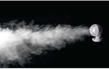 THREEUP 多機能3DスイングDCターボサーキュレーター360 DC 360度 左右60度 自動 18畳程度 ホワイト ブラック ガード分解 衣類乾燥モード メモリー 減灯機能 リモコン付き CF-T2493 サーキュレーター