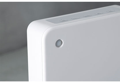 人感センサー付大風量セラミックヒータ マキシムヒート ホワイト グレー CH-T2260 乾燥を防ぐ 人感 室温 センサー 送風 暖房 風量2段階切替 電気ストーブ スリーアップ THREEUP