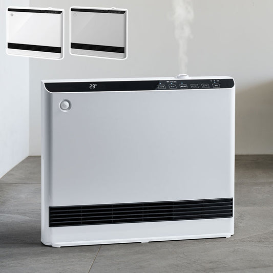 セラミックヒーター 1200W 大風量 リモコン付 加湿機能 マキシムワイドヒート CH-T2261 乾燥を防ぐ 人感 室温 センサー 送風 暖房 風量2段階切替 電気ストーブ スリーアップ THREEUP