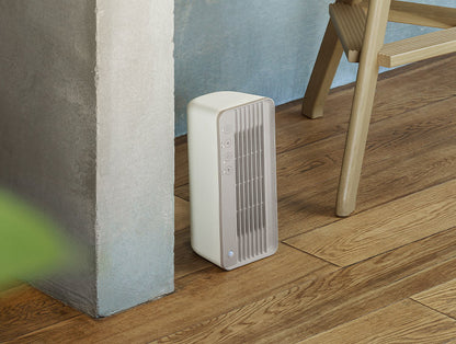 2WAY 縦置き 横置き 人感センサー 節電 コンパクト スリム セラミックヒーター 800W デスク オフィス 足下 暖房 スポット暖房 ヒーター CH-T2276 スリーアップ THREEUP