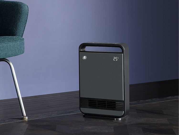 温度調節 人感 室温 センサー コンパクト 薄型 大風量 1200W セラミックヒーター 節電 エコ 大型ハンドル ヒーター 暖房 電気ヒーター Wセンサー CH-T2278 スリーアップ THREEUP