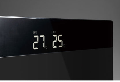 パネルセラミックヒーター グランヒート 1200W 600W 節電 おしゃれ 暖房 オートルーバー付 大風量 節電センサー ワイド 大型LEDディスプレイ 電気ヒーター THREEUP スリーアップ CH-T2383