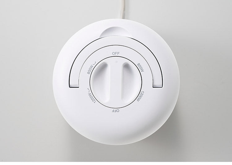 セラミックファンヒーター 1200W 800W おしゃれ シンプル インテリア パワフル ダイヤル式 首振り機能付 暖房 ヒーター 電気ヒーター スリーアップ THREEUP L CH-T2385