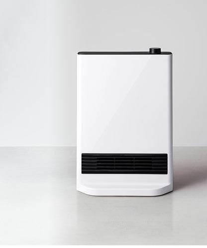 スリムセラミックヒーター 1200W 600W おしゃれ 首振り機能付 節電 暖房 大風量 ダイヤル式 簡単操作 リビング 脱衣所 キッチン 書斎 パーソナル空間 電気ヒーター THREEUP スリーアップ CH-T2386