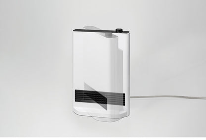 スリムセラミックヒーター 1200W 600W おしゃれ 首振り機能付 節電 暖房 大風量 ダイヤル式 簡単操作 リビング 脱衣所 キッチン 書斎 パーソナル空間 電気ヒーター THREEUP スリーアップ CH-T2386