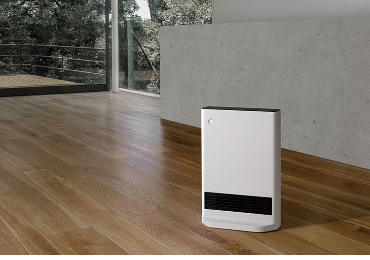 パネルセラミックヒーター 1200W 600W 節電 首振り機能付 大風量 暖房 節電センサー パワフル温風 広範囲 部屋全体 節電モード 脱衣所 キッチン 書斎 パーソナル空間 THREEUP スリーアップ CH-T2387