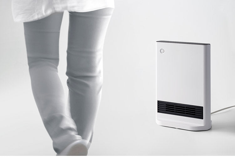 パネルセラミックヒーター 1200W 600W 節電 首振り機能付 大風量 暖房 節電センサー パワフル温風 広範囲 部屋全体 節電モード 脱衣所 キッチン 書斎 パーソナル空間 THREEUP スリーアップ CH-T2387